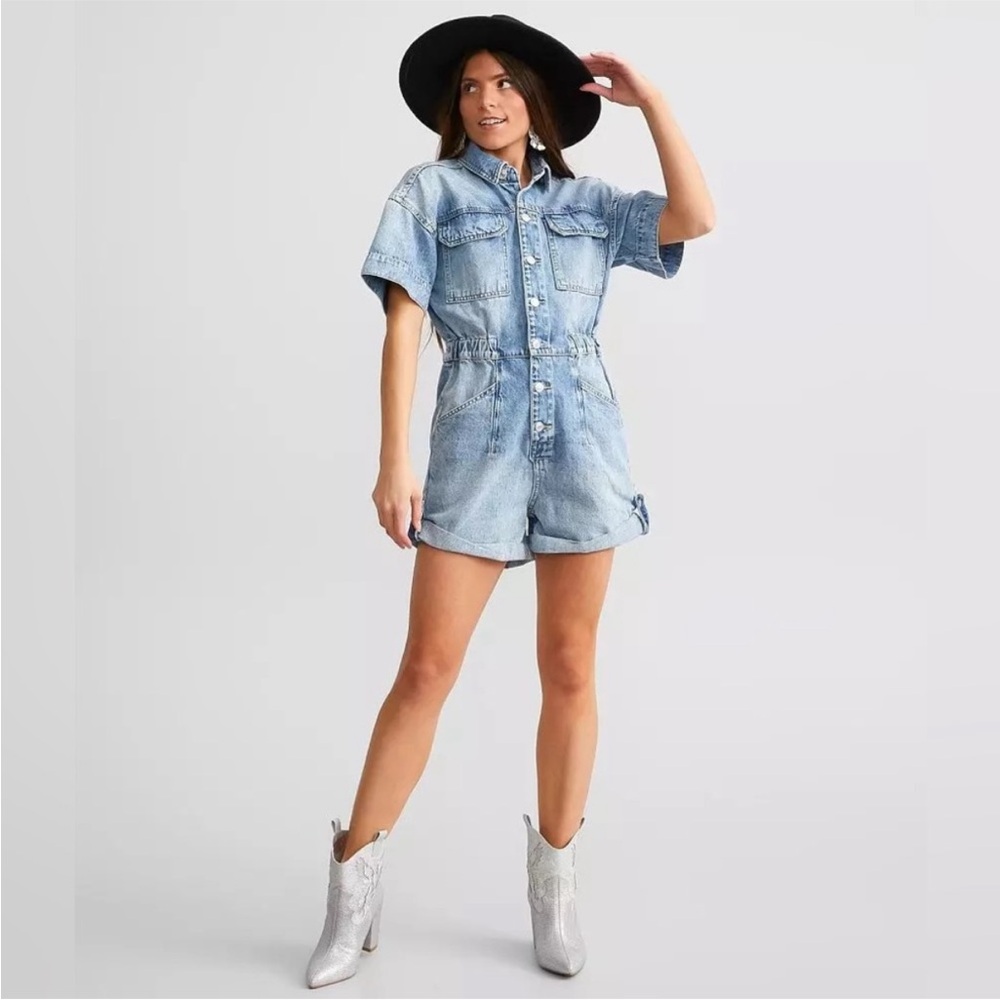 Free People Marci Denim Overall